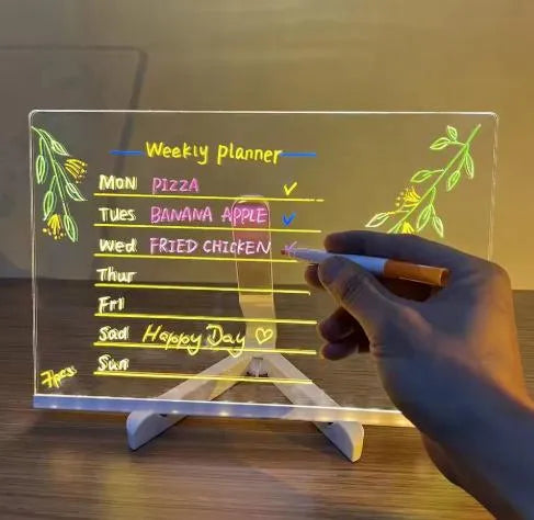 LED Glow Drawing Board for Kids