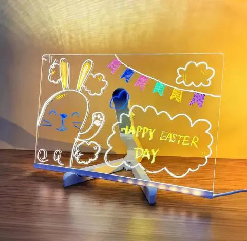 LED Glow Drawing Board for Kids