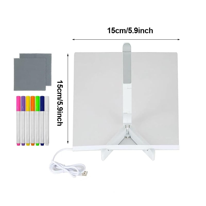 LED Glow Drawing Board for Kids
